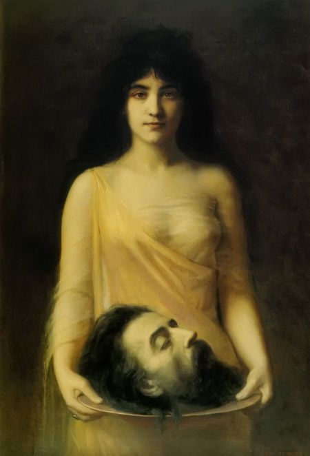 “Salome (with the head of John the Baptist)” by Jean Benner, 1899